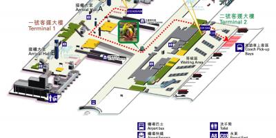 Kort over Hong Kong lufthavn