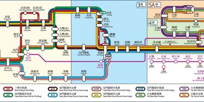 HK railway kort