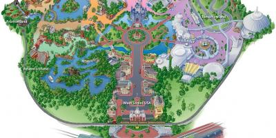 Hongkong Disneyland kort