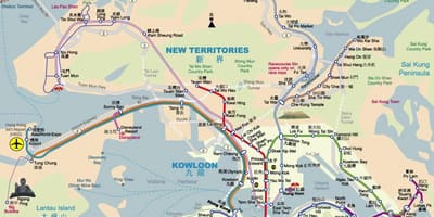 HK underground kort